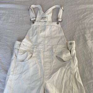 White Madewell Denim Overalls